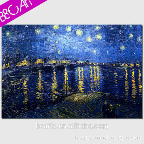 High quality Van Gogh oil reproduction painting ,landscape oil painting on canvas                        
                                                Quality Choice